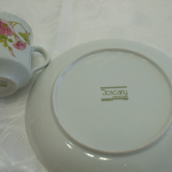 Vintage Toscany Collection Morning Glory 2 Pc Tea - Picture 4 of 6